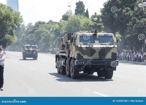 BAKU, AZERBAIJAN - JUNE 26 2018 - Military Parade in Baku, Azerbaijan ...