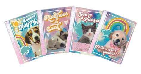 Cat/Dog 4 Pack, Hardcover Composition Book, Wide Ruled - Walmart.com