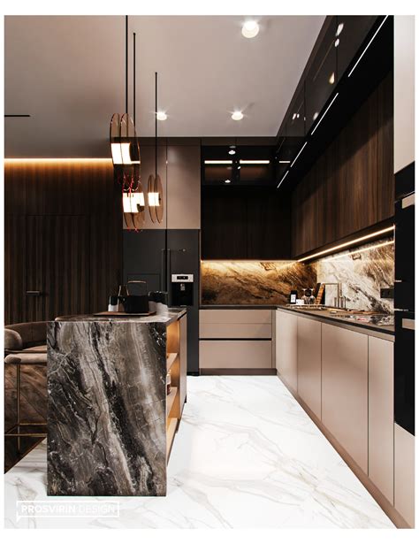 Kitchen Interior Modern Luxury, Modern Kitchen Interiors, Modern Interior Design, Art Interiors ...