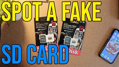 Sandisk fake vs real | How to spot a fake SD Card | SD Card Review 🤷‍♂️ ...