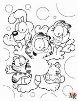 23 Garfield Coloring Pages sketch template