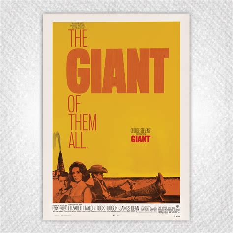 Giant film poster - James Dean, Elizabeth Taylor, Rock Hudson - 1956-1970 — Heritage Posters