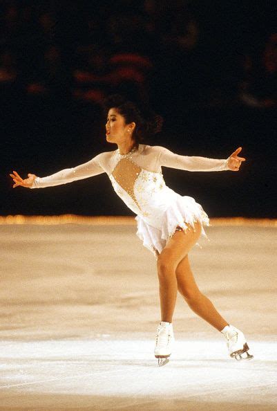 UNSPECIFIED - CIRCA 1992: Figure Skater Kristi Yamaguchi of the United States competes in a ...