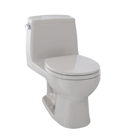 TOTO Ultimate Sedona Beige Round Standard Height 1-piece Toilet 12-in ...