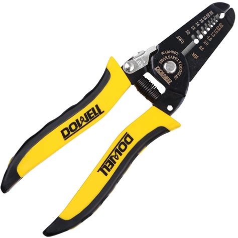 Buy DOWELL 10-22 AWG Wire Stripper Cutter Wire Stripping Tool And Multi ...