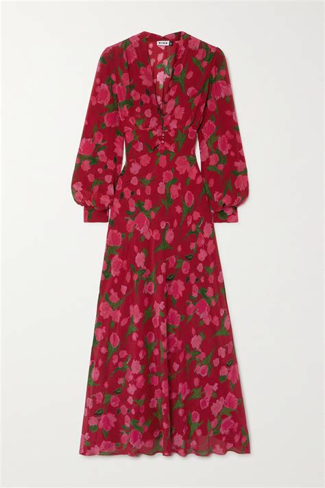 RIXO Emory floral-print silk-georgette maxi dress | Mode femme, Vetement de nuit femme, Mode d'été