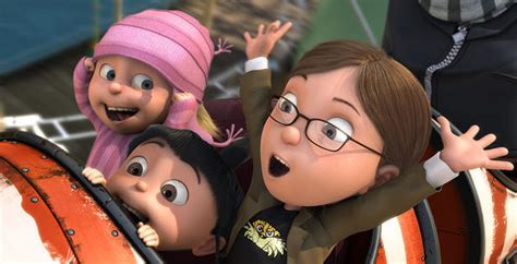 Margo, Edith, & Agnes on roller coaster - Despicable Me Image (13770773) - Fanpop