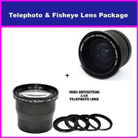 3.5X HD Professional Telephoto Lens & 0.35x HD Super Wide Angle ...