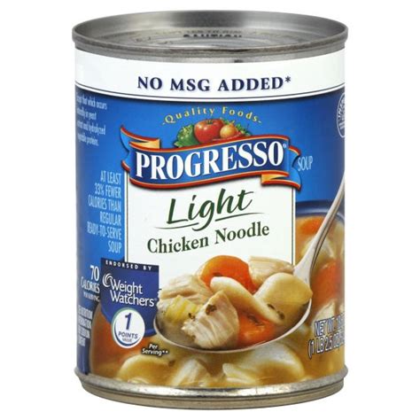 Progresso Light Soup, Chicken Noodle, 18.5 oz (1 lb 2.5 oz) 524 g