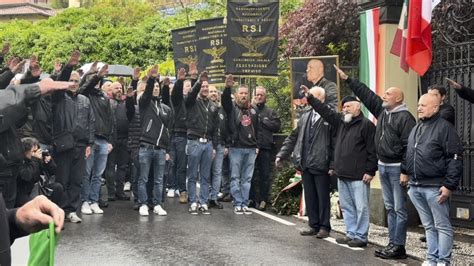 Saludos y cánticos fascistas en el 79 aniversario de la muerte del ...