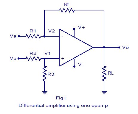 Differential Amplifier Circuit Tutorial using BJT and Opamp