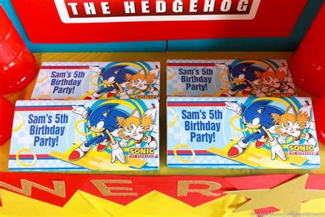 Sonic The Hedgehog Party Ideas - Moms & Munchkins