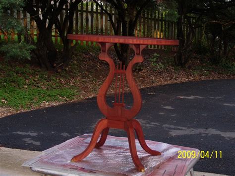 harp table | Decor, Home decor, Woodworking