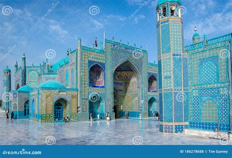 Blue Mosque, Mazar - E Sharif, Afghanistan Editorial Photo | CartoonDealer.com #178732245