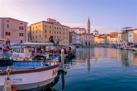 Sunset in Piran, Slovenia - A gorgeous place to relax along the ...