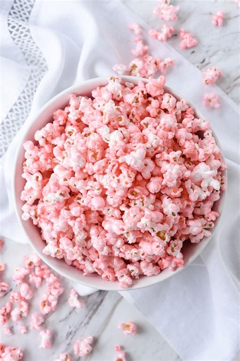 Pink Popcorn {Colored Popcorn} Recipe | by Leigh Anne Wilkes