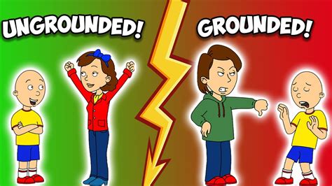 Caillou Gets Ungrounded And Grounded! [SEASON 1] - YouTube