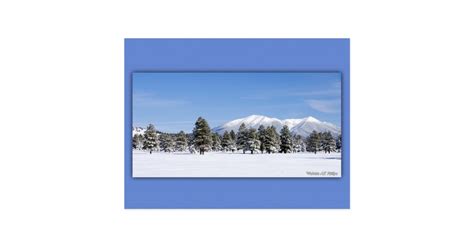 San Francisco Peaks In Snow Postcard | Zazzle