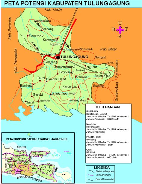 POTENTIAL MAP OF TULUNGAGUNG REGENCY