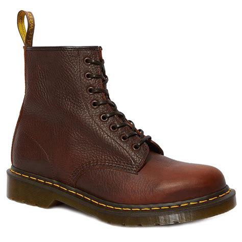 Dr Martens 1460 Abandon MadeInEngland Mens Leather Ankle Boots Dark Tan