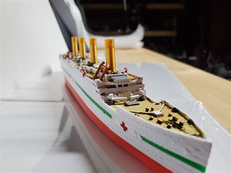 HMHS Britannic Model 1 Foot in Length | Etsy in 2021 | Making a model ...