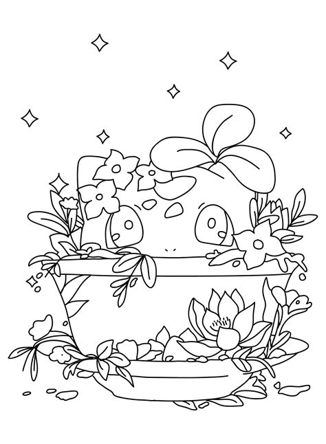 Pokemon Coloring Page Bulbasaur | My XXX Hot Girl