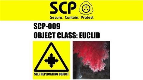 SCP-009 | SCP - Containment Breach Wiki | Fandom