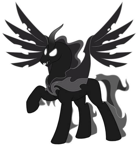 Pony of Shadows (Custom) [MLP/Gimp/Inkscape] by BrutalityInc on DeviantArt