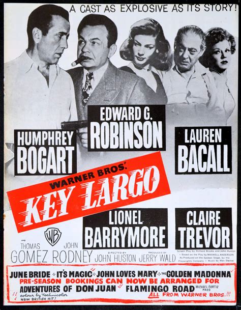 KEY LARGO - Rare Film Posters