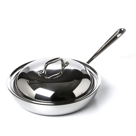 All-Clad Stainless Steel Skillet with Lid & Reviews | Wayfair