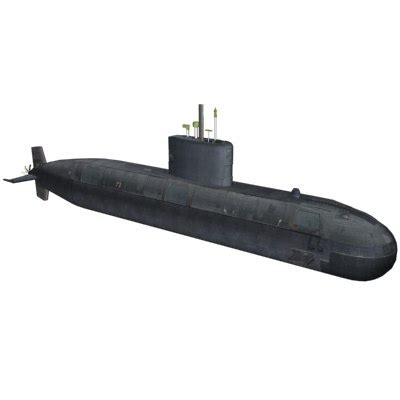 victoria class submarine 3d model