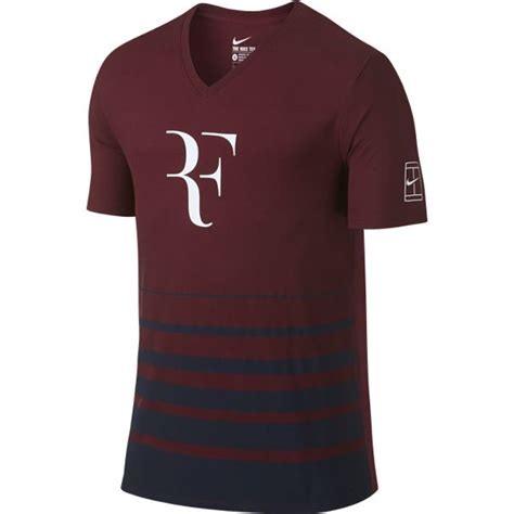 Nike Men's Roger Federer T-Shirt Team Red/Obsidian 777865-677 - The ...