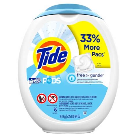 Tide PODS Free & Gentle Powder Laundry Detergent, 96 fl oz - Kroger