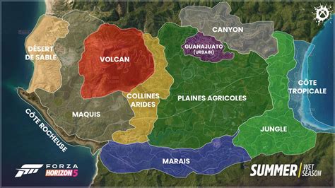 Forza Horizon 5 : la map en détail et présentation des biomes – XboxSquad