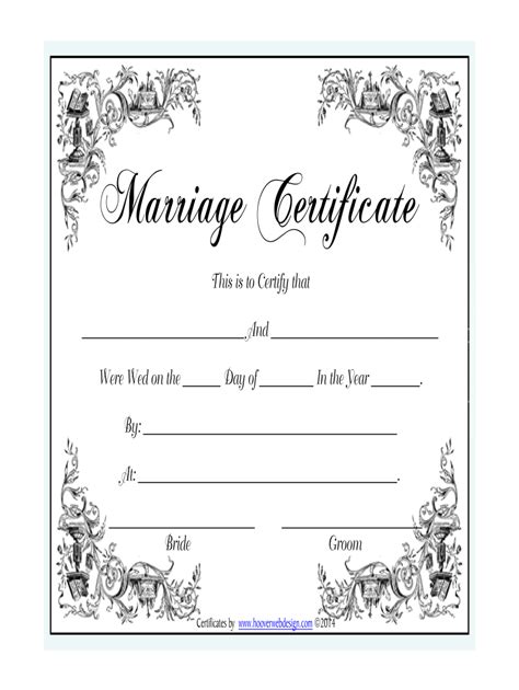 Online Marriage Certificate for Fun: Editable template | airSlate SignNow