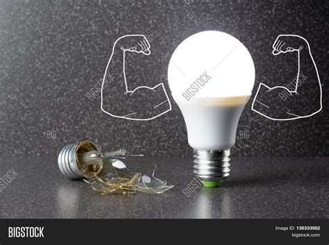 Led Bulb Broken Image & Photo (Free Trial) | Bigstock