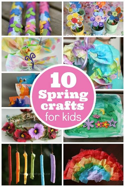 10 Easy Spring crafts for toddlers and preschoolers - Happy Hooligans