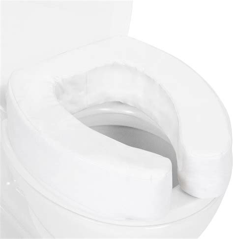 Vive Toilet Seat Riser Cushion - Raised Donut, for Elongated & Standard ...