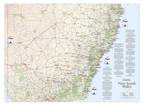 NSW Map Poster - Australian Geographic