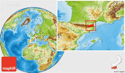 Pyrenees Mountains Location On World Map | Time Zones Map