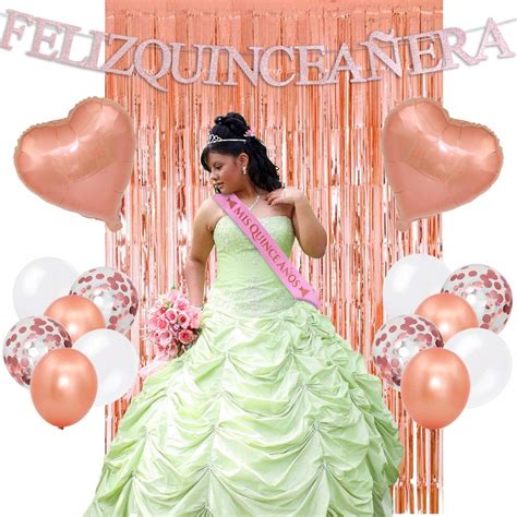 Buy La Quinceañera Birthday Decorations (Mis Quince Anos Sash,"Feliz ...