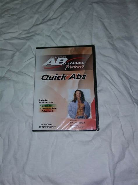 Tony Little's Ab Lounge Xtreme Quick Abs beginner Intermediate advanced ...