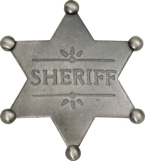 Badges Of The Old West Sheriff Badge for Sale $4.59