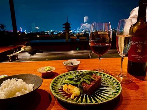 Great steaks at the Yasaka teppanyaki restaurant of the Park Hyatt Kyoto