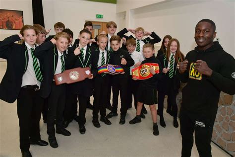 Champion boxer Ekow Essuman visits Newark Academy to talk to students ...