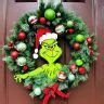 25 Cute Grinch Christmas Wreath Ideas You Can DIY | Sarah Scoop