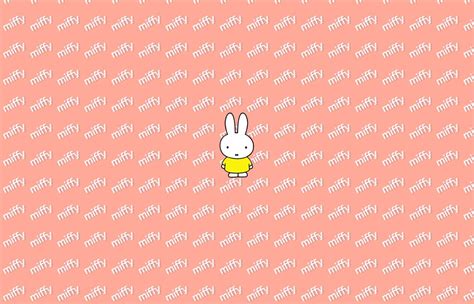 Download Little Rabbit Miffy Typography Wallpaper | Wallpapers.com