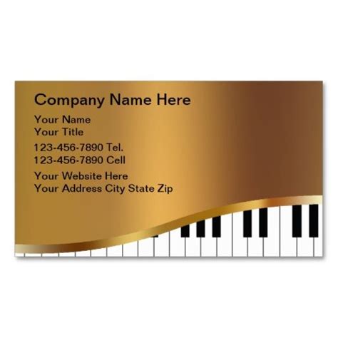 Music Business Cards | Zazzle.com | Music business cards, Cards, Business cards