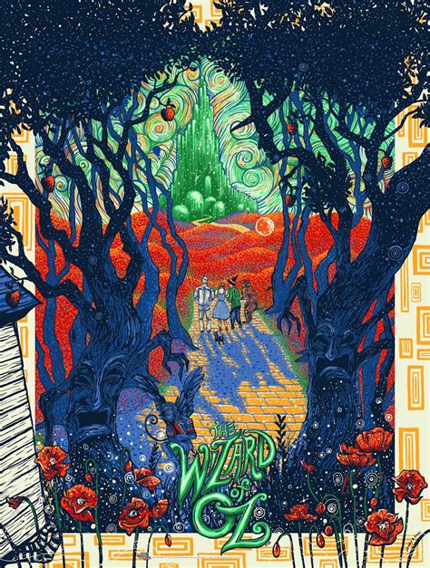 INSIDE THE ROCK POSTER FRAME BLOG: James Eads Wizard of Oz Poster ...