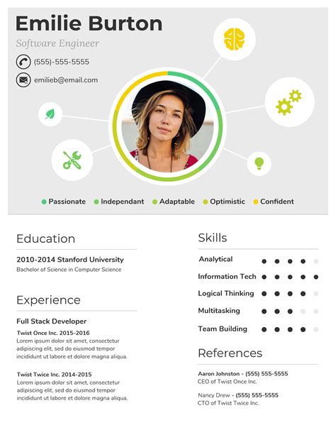 12+ Creative Resume Examples, Templates & Ideas – Daily Design Inspiration #28